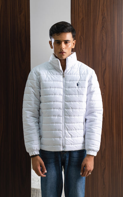 White color puffer jacket